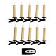 LED candles for Christmas tree with remote control set 10 pcs s4