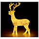 Warm white reindeer light, 370 LEDs, indoor, h 135 cm s7