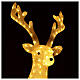 Luce renna bianco caldo 370 LED interno H 135 cm s3
