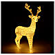 Luce renna bianco caldo 370 LED interno H 135 cm s5