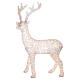 Luce renna bianco caldo 370 LED interno H 135 cm s6