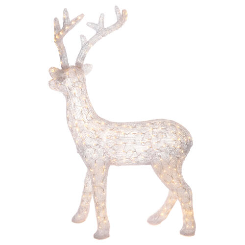 Renifer świecący, światło białe ciepłe, 370 LED, wys. 135 cm 6
