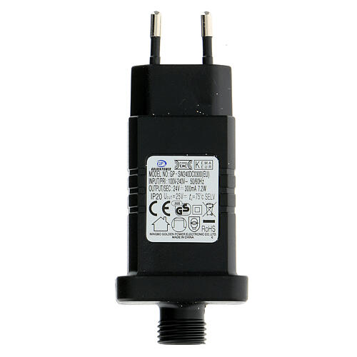 Árbol luminoso H 150 cm 186 LED purpurina champaña interior 8