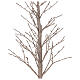 Árbol luminoso H 150 cm 186 LED purpurina champaña interior s3