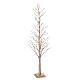Árbol luminoso H 150 cm 186 LED purpurina champaña interior s5