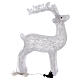 LED reindeer, indoor decoration, 160 warm white lights, h 75 cm s8