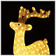 Renifer świecący, światło białe ciepłe, 160 światełek LED, do wnętrz, wys. 75 cm s2