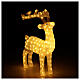 Renifer świecący, światło białe ciepłe, 160 światełek LED, do wnętrz, wys. 75 cm s4