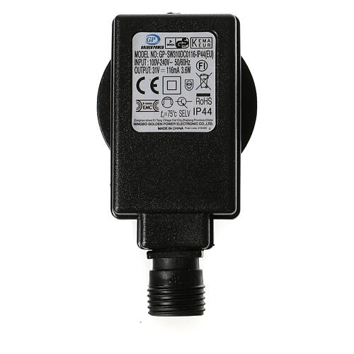 Rena luz branca quente 160 LED para interior h 75 cm 9