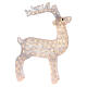 LED reindeer in 160 warm white lights indoor H 75 cm s5