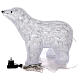 LED bear, indoor decoration, 80 warm white lights, h 38 cm s6