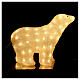 Ours lumineux blanc chaud 80 LEDs 40x50x20 cm s3