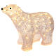 Luminous polar bear standing warm white 80 LED 40x50x20 cm s4
