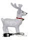 Luminous reindeer, 50 cold white LED, 38 cm s7