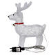 Luminous reindeer, 50 cold white LED, 38 cm s8