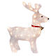 Luminous reindeer 50 LEDs cold white 38 cm s2