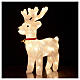 Luminous reindeer 50 LEDs cold white 38 cm s4