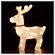 Luminous reindeer 50 LEDs cold white 38 cm s5