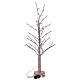 Luminous pink beech tree 90 cm, 78 warm white LED, indoor s6