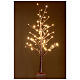 Árbol luminoso rosa haya 90 cm 78 led blanco cálido uso interior s1