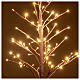 Arbre lumineux rose type hêtre 90 cm 78 LEDs blanc chaud intérieur s2