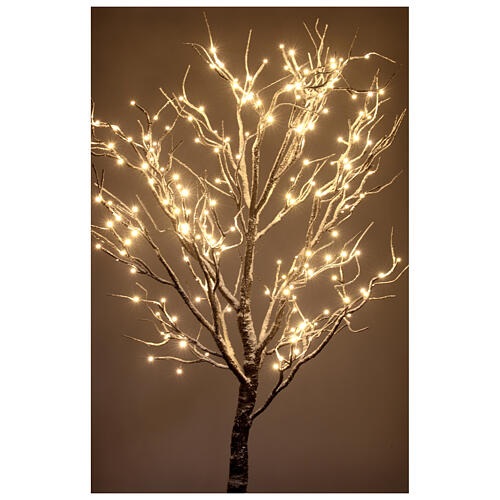Lighted tree with 192 warm white LED lights, 210 cm, indoor 3