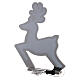 Reindeer 60 cm indoor light decoration with warm white LED Infinity Light s6