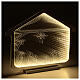 WeihnachtsbeleuchtungInfinity-Effekt Lichter warmweiße LEDs Innenbereich, 60 cm s4