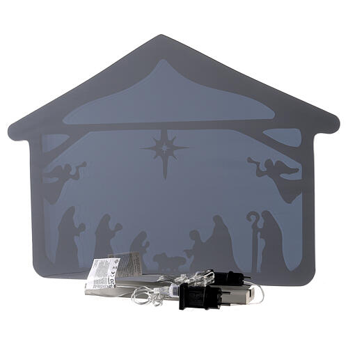 Infinity mirror Holy Family 60 cm indoor light decoration with warm white LED 5