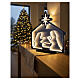 Nativity Scene 75 cm indoor and outdoor light decoration with warm white LED Infinity Light s1