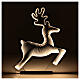 Reindeer 80 cm indoor and outdoor light decoration with warm white LED Infinity Light s2