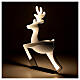 Reindeer 80 cm indoor and outdoor light decoration with warm white LED Infinity Light s4