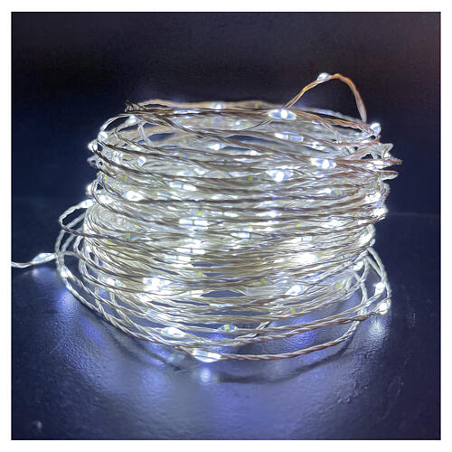 Christmas lights 300 cold white LED drop shaped lights, timer and light shows, indoor/outdoor 1