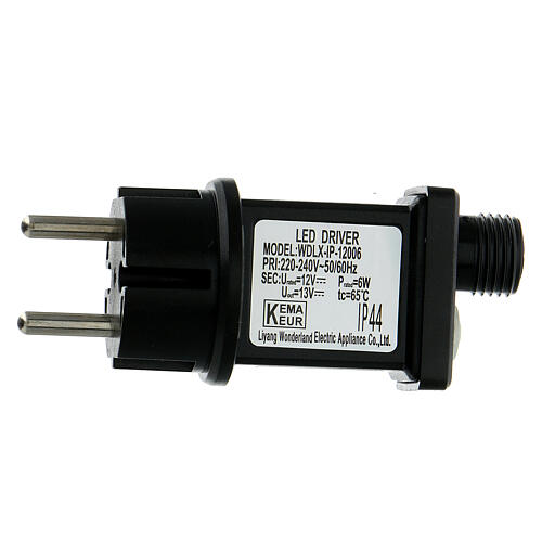 Świąteczne lampki, łańcuch 25 m z 500 kroplami LED w ciepłej bieli 6