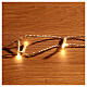 LED Stalactite staggered curtain 64 warm white LEDs indoor outdoor timer s3