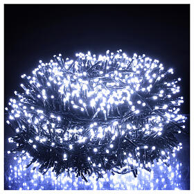 Guirlande lumineuse 2000 LEDs blanc froid intérieur/extérieur
