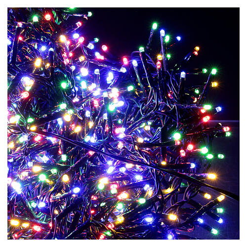 Lichterkette für Weihnachten mit bunten LEDs, Außen und Innen 3