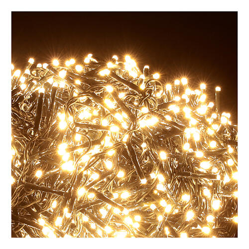 Christmas lights with 2000 microLED, warm white, plays of light 3