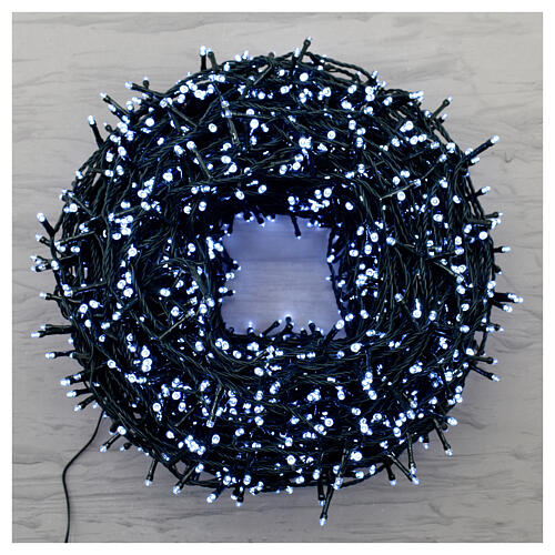 Guirlande de Noël blanc froid 2000 LEDs intérieur/extérieur 1