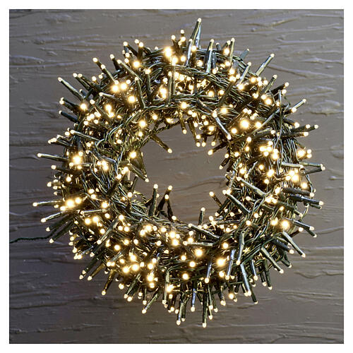 Christmas lights with 2000 warm white LED for indoor/outdoor 100 m 1