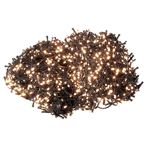Christmas lights with 2000 warm white LED for indoor/outdoor 100 m 3