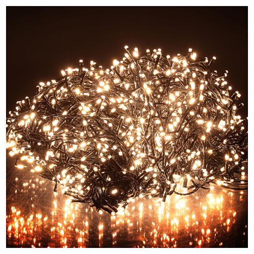 Luces navideñas 2000 led luz cálida 100 m 2