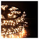 Cadena luces Navidad 2000 led luz cálida con bobina s3