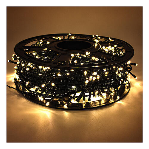 Christmas lights 2000 LEDs warm light with coil 1