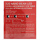 Corrente luminosa 320 nanoLEDs branco quente para interior/exterior 16 m s7
