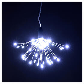 Cadena de fuegos artificiales 300 nano led luz fría uso int/ext 2 m