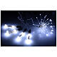 Cortina fogos de artifício 300 luzes nanoLED branco frio interior/exterior 2 m s2