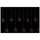Curtain of stars, 350 warm white LED lights, indoor/outdoor, 3.6 m s1