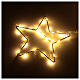 Star lights curtain 350 LEDs warm light indoor use 3.6 cm s2