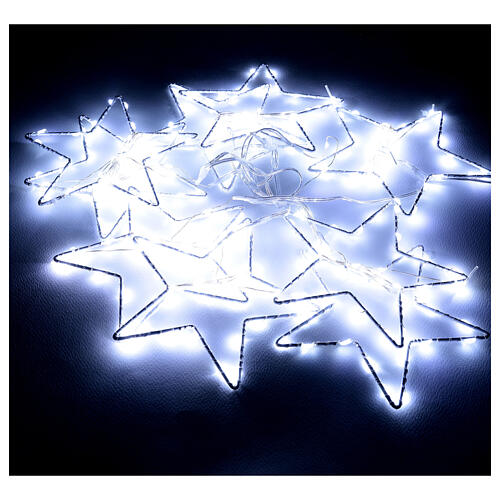 Curtain of stars, 350 cold white LED lights, indoor/outdoor, 3.6 m 4